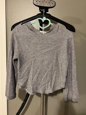 Cropped Sweatshirt - The Outfit XS - Grey Hooded